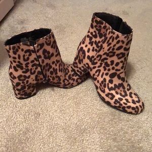 Time and Tru Cheetah booties